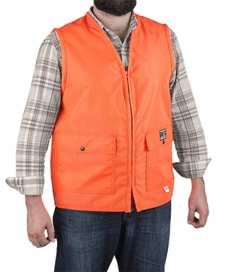 HEAVY DUTY BLAZE ORANGE VEST