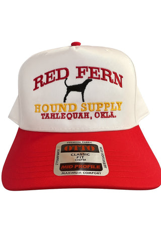 '90s Retro Red Fern Trucker Cap